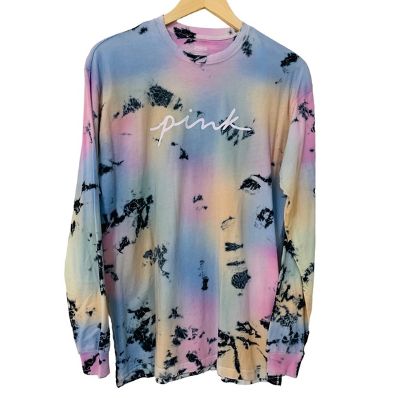 PINK VS Tie-dye Long Sleeve Shirt - Picture 3 of 4